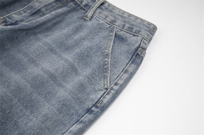 Ripped Denim Trousers For Men And Women