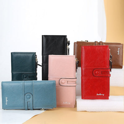 Buckle zipper clutch