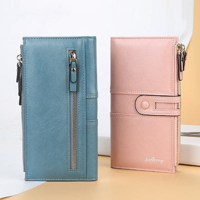 Buckle zipper clutch