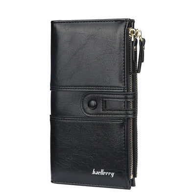 Buckle zipper clutch