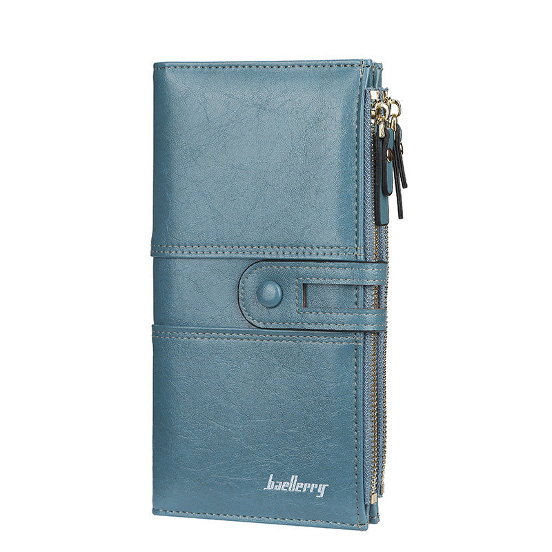 Buckle zipper clutch