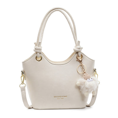 Sweet Style Zipper PU Square Women's Shoulder Crossbody Bag S