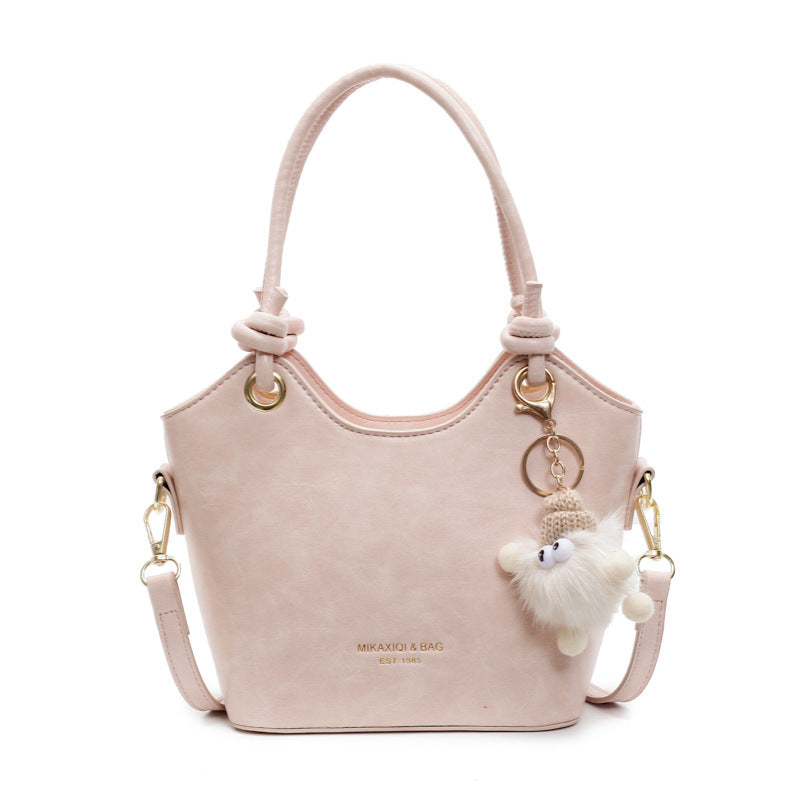 Sweet Style Zipper PU Square Women's Shoulder Crossbody Bag S