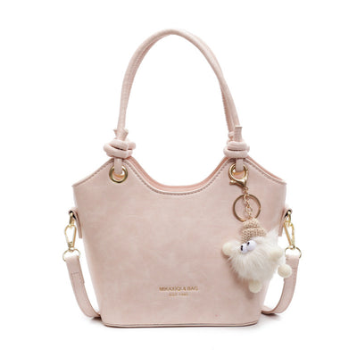 Sweet Style Zipper PU Square Women's Shoulder Crossbody Bag S