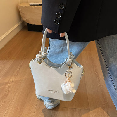 Sweet Style Zipper PU Square Women's Shoulder Crossbody Bag S