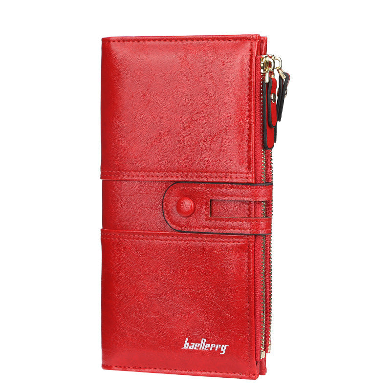 Buckle zipper clutch