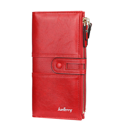 Buckle zipper clutch