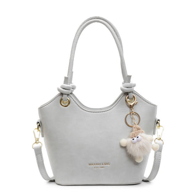 Sweet Style Zipper PU Square Women's Shoulder Crossbody Bag S