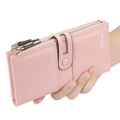 Buckle zipper clutch
