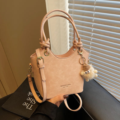 Sweet Style Zipper PU Square Women's Shoulder Crossbody Bag S