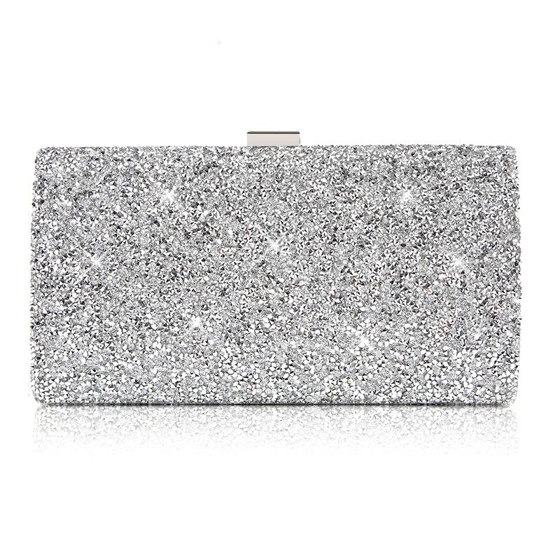 Diamond-encrusted clutch