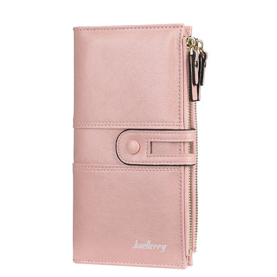 Buckle zipper clutch