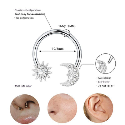 C-type Nose Ear Bone Ring