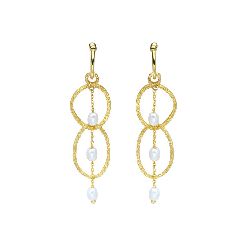 Ring Pearl Ear Clip Without Ear Hole