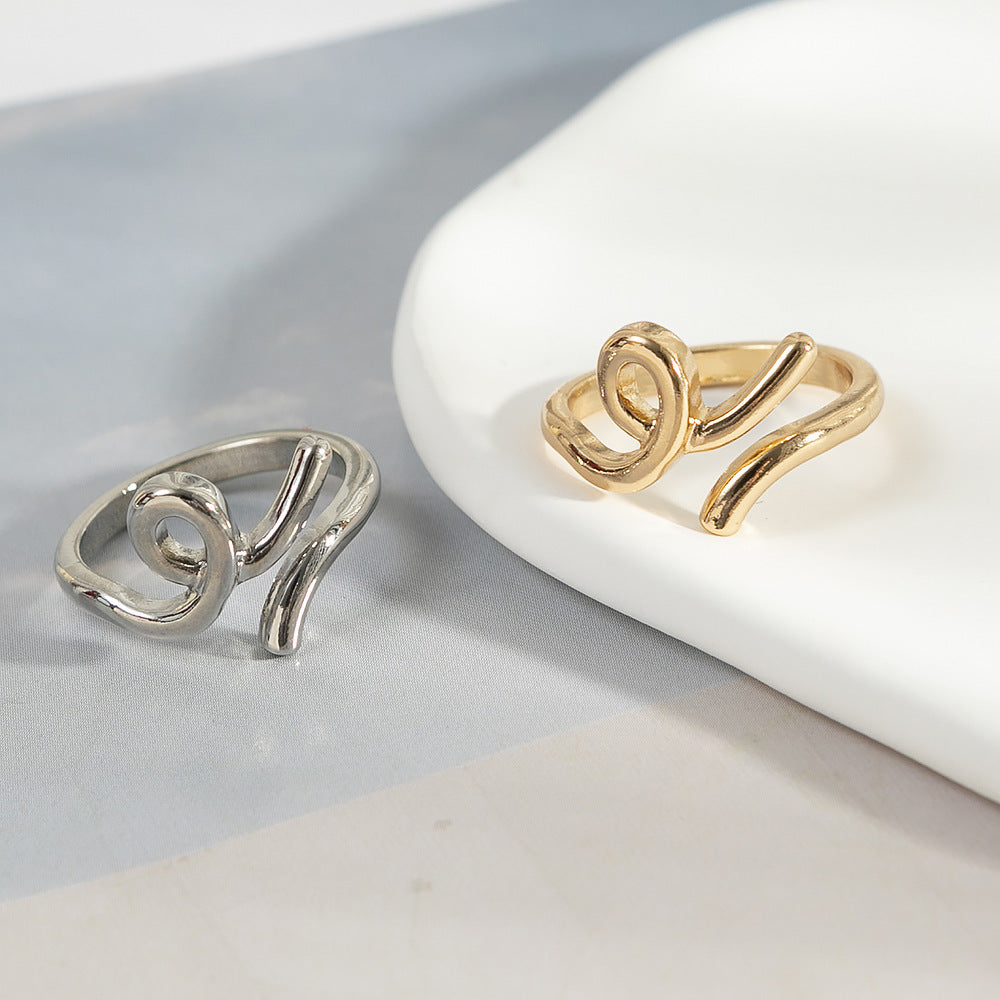 European And American Style Personality Geometry Ring