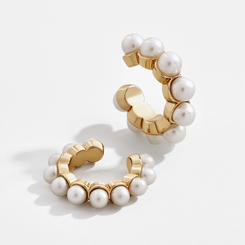 Fashionable geometric ear clip ear ring