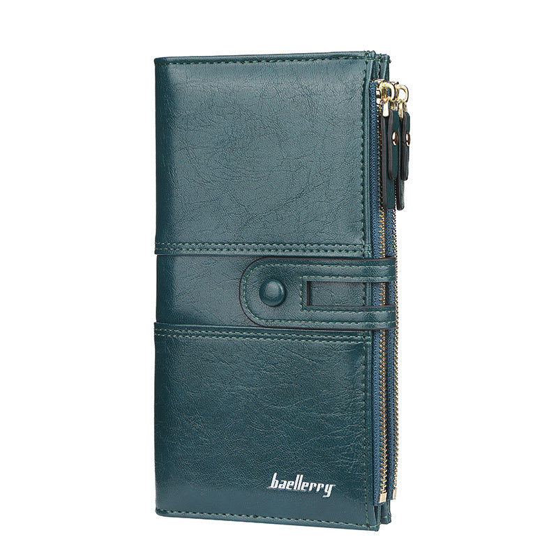Buckle zipper clutch