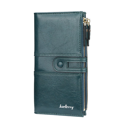 Buckle zipper clutch