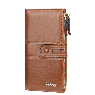 Buckle zipper clutch