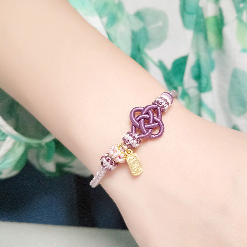 Student Braided Rope Bracelet Hand-woven