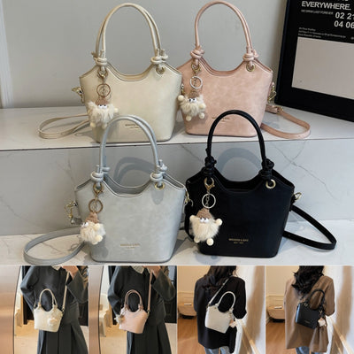 Sweet Style Zipper PU Square Women's Shoulder Crossbody Bag S