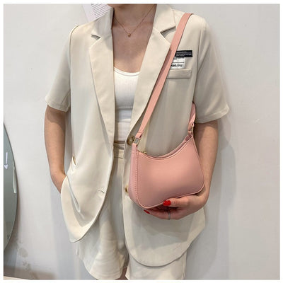 Women's Retro Portable Shoulder Underarm Bag Handbag