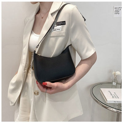 Women's Retro Portable Shoulder Underarm Bag Handbag